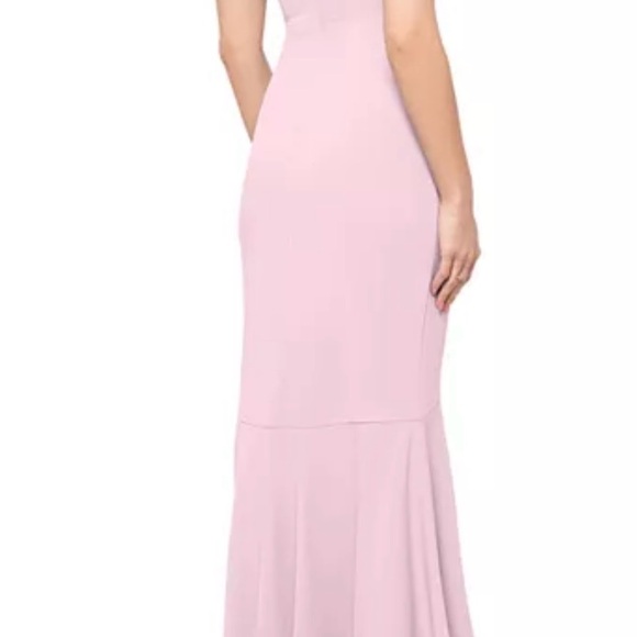 AQUA cascading ruffle dress. - Picture 2 of 7